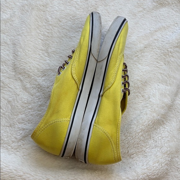 Vans Yellow Canvas Sneaker 8 - Picture 9 of 12